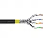 DIGITUS CAT 7A S/FTP datakabel - grondkabel, 50 m ring, simplex, PE