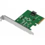 ICY DOCK EXLink MB408A5 MCIO 4i naar PCIe 5.0 x4 adapter met redriver