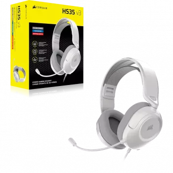 Corsair HS35 v3 bedrade gaming-headset wit