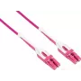 GoodConnections LW-U815LC4 glasvezel-patchkabel, OM4 duplex LC/LC Uniboot, LSZH, 15 m, aqua