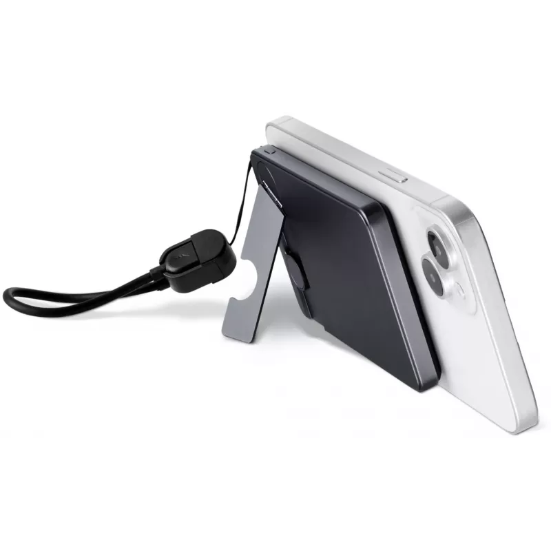 TROIKA Powerbank STROMKONSERVE 5 (POP50/TI) - 5000 mAh, titanium