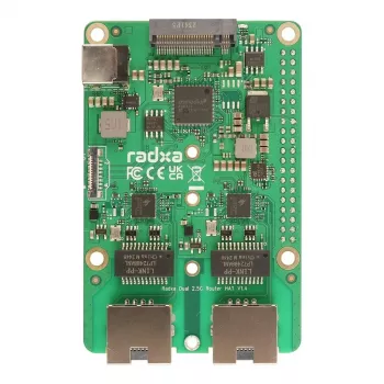 ALLNET Radxa Dual 2.5GBit router Hat M.2 voor Raspberry Pi 5