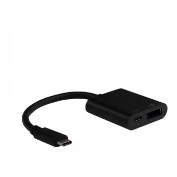 EFB USB-C naar DisplayPort-adapter met USB-C PD-poort 4K60Hz Zwart