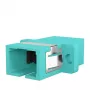 EFB SC Simplex OM3 Glasvezelkoppeling, Aqua, Keramische huls, One-Piece