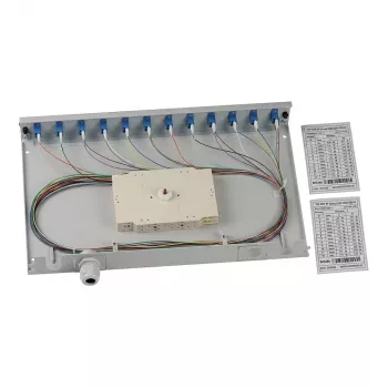 EFB Elektronik Lasbox LC OS2 uitbreidbaar 12 pigtails Offset / 6 duplex-koppelingen
