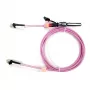EasyLan saCon Duplex LED patchkabel OM4 Erika violet 7,5m
