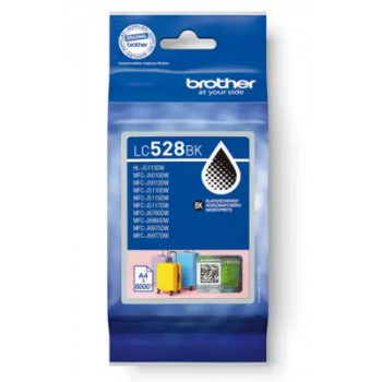 Brother LC528BKP High Yield Zwarte Inktcartridge (Origineel, 2400 pagina's)