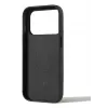 Mujjo Wallet Leather Case voor iPhone 17 Pro met MagSafe (Zwart)