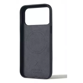 Mujjo Leren Case voor iPhone 17 Pro Max met MagSafe (Basalt)