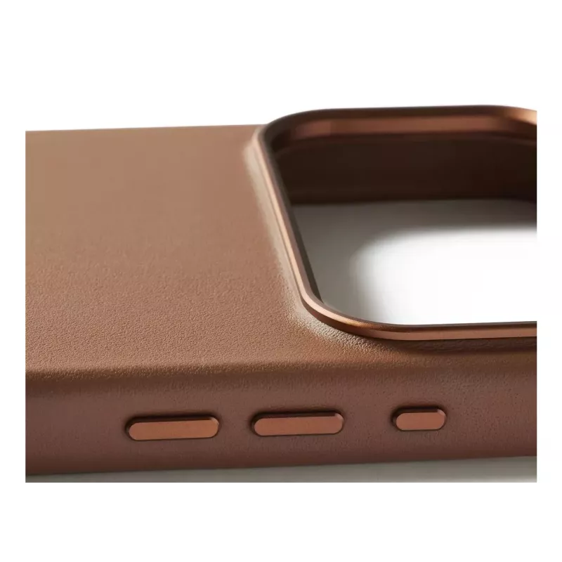 Mujjo Leren Hoes voor iPhone 17 Pro Max met MagSafe (Tan)
