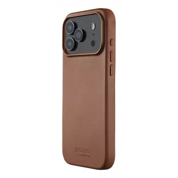 Mujjo Leren Hoes voor iPhone 17 Pro Max met MagSafe (Tan)