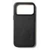 Mujjo Wallet Leather Case voor iPhone 17 Pro Max met MagSafe (Zwart)
