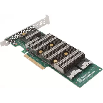Microchip Adaptec SmartRAID Ultra 3254-16e /e 8GB SAS/NVMe 16 poorts externe PCIe x16 24 Gbps Low Profile RAID-controller