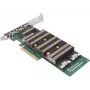 Microchip Adaptec SmartRAID Ultra 3254-16e /e 8GB SAS/NVMe 16 poorts externe PCIe x16 24 Gbps Low Profile RAID-controller