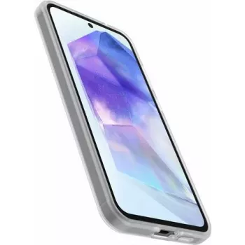 OtterBox React Case + Alpha Glass-schermbeschermer bundel voor Samsung Galaxy A55 5G - Clear