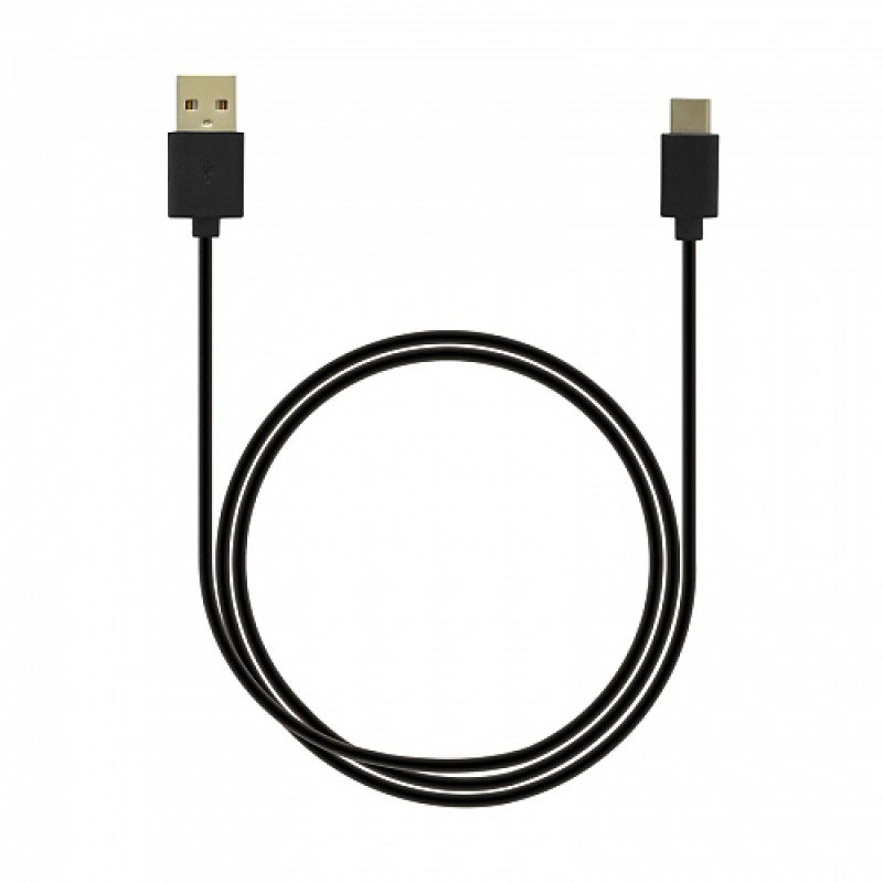 Emporia DATA-TC-GNG-B USB-A naar USB-C kabel 1 m zwart
