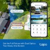 TP-LINK Tapo TC93D KIT V1 Solar-Powered Security Camera Kit - 2K QHD pan/tilt Wi-Fi camera met zonnepaneel