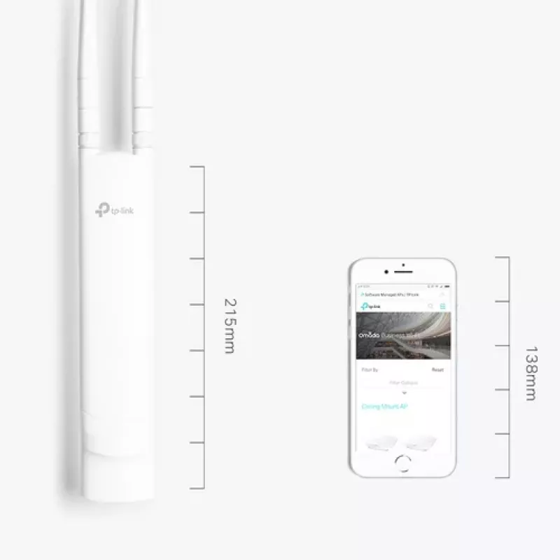 TP-Link EAP110-Outdoor outdoor access point 300Mbps 2.4GHz passieve PoE IP65