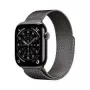 Apple Watch Series 11 GPS + Cellular 46mm Slate Titanium Case met Slate Milanese Loop - S/M