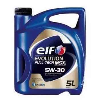 ELF EVOLUTION FT MSX 5W-30 5L Volledig synthetische motorolie