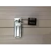 Master Lock 7640EURDBLK combinatieslot 40mm beugelwijdte, geharde stalen beugel, 4-cijferig instelbaar, zilver/grijs