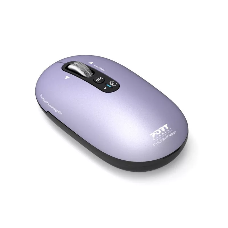 PORT Designs Pure MAC Iris oplaadbare Bluetooth optische muis - zwart/grijs