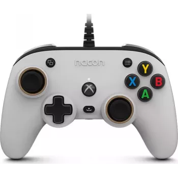 Nacon Compact Pro Bedrade Controller voor Xbox Series X|S, Xbox One & PC - Wit