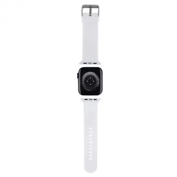 Karl Lagerfeld 3D Rubber Karl Head Apple Watch armband 38/40/41mm wit