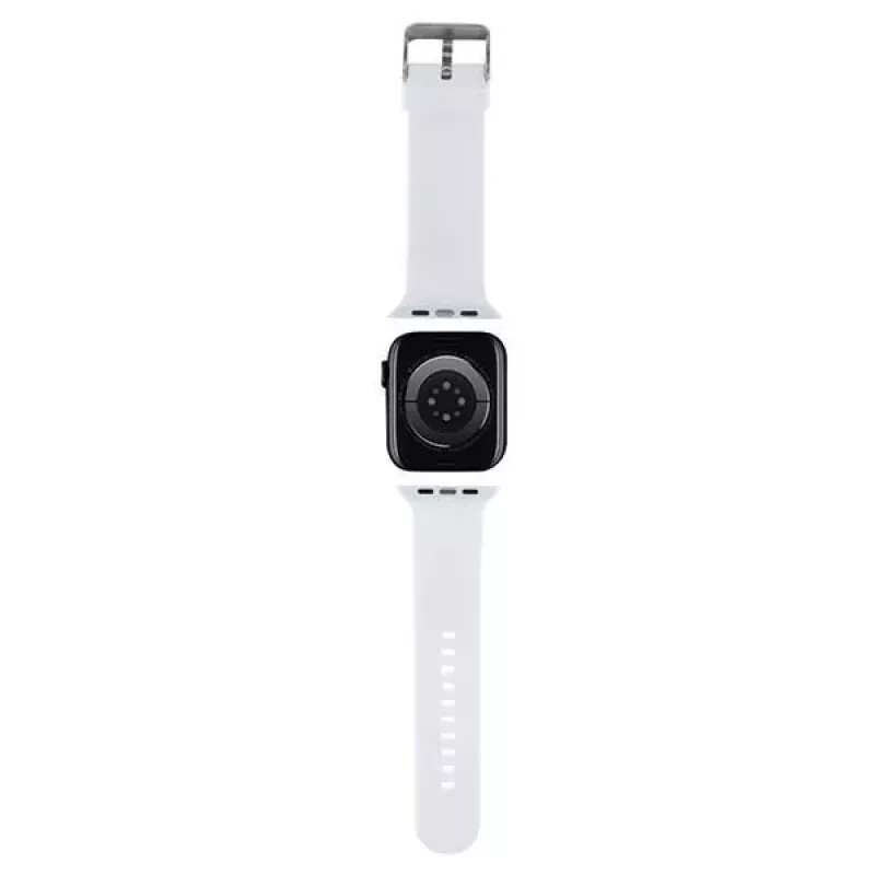 Karl Lagerfeld 3D Rubber Karl Head Apple Watch armband 38/40/41mm wit