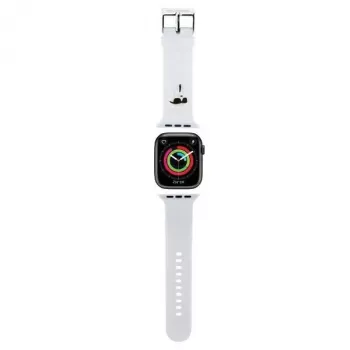 Karl Lagerfeld 3D Rubber Karl Head Apple Watch armband 38/40/41mm wit