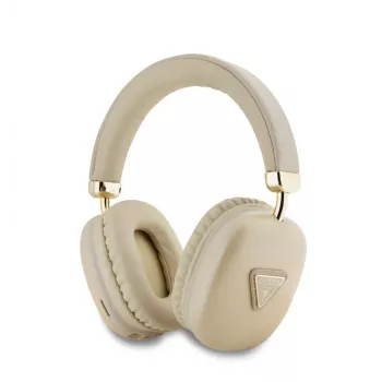 Guess Metallic Triangle Logo draadloze Bluetooth 5.3 on-ear-koptelefoon (goud)