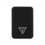 Guess Grained Triangle draadloze powerbank 5000mAh 15W USB-C MagSafe zwart