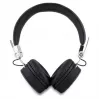 Guess Grained Classic Round Shape draadloze Bluetooth over-ear hoofdtelefoon met ENC (zwart)