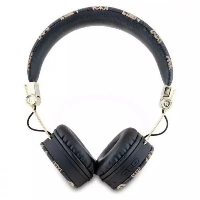 Guess Peony Script ronde vorm draadloze over-ear hoofdtelefoon met Bluetooth 5.3 en ENC (zwart)