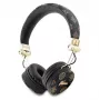 Guess Peony Script ronde vorm draadloze over-ear hoofdtelefoon met Bluetooth 5.3 en ENC (zwart)