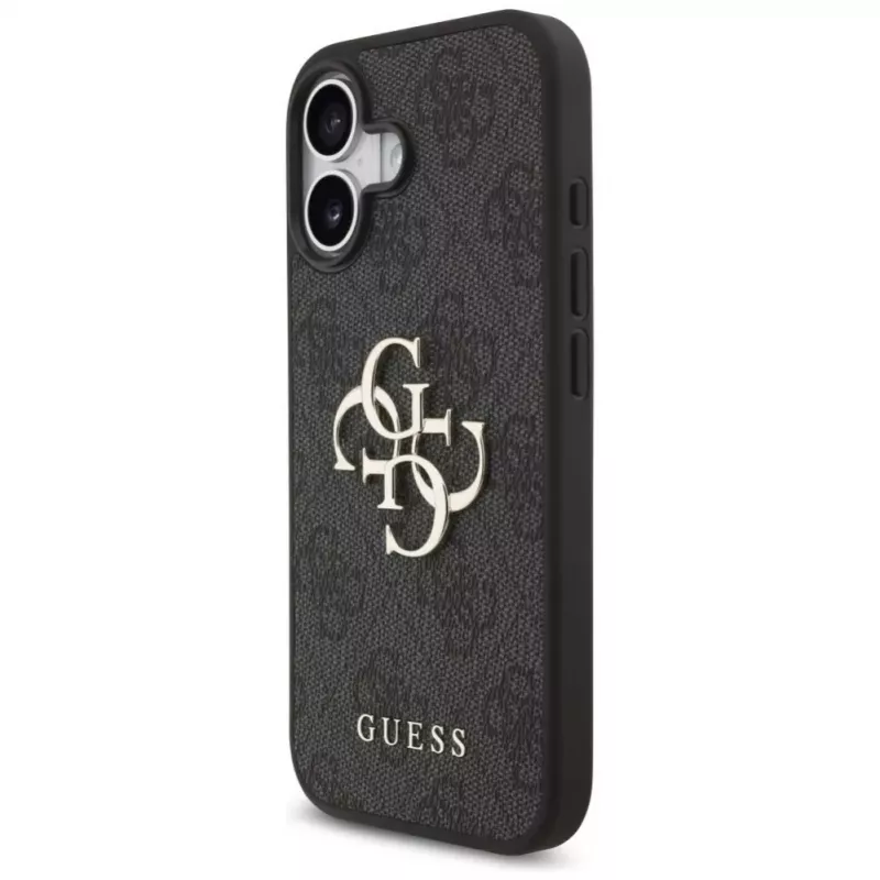 Guess 4G Big Logo Case voor iPhone 17 - zwart