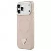 Guess Triangle Logo MagSafe-hoesje voor iPhone 17 Pro (roze)