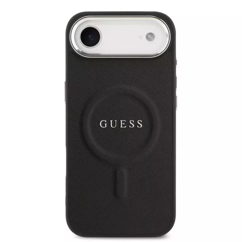 Guess Classic Logo MagSafe-hoesje voor iPhone Air - zwart