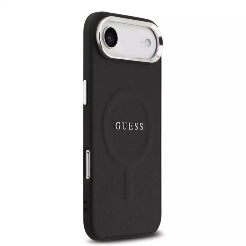 Guess Classic Logo MagSafe-hoesje voor iPhone Air - zwart