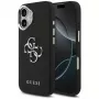 Guess Grained Big 4G Classic Logo hoesje voor iPhone 17, zwart
