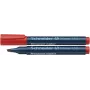 Schneider Pen Maxx 133 permanent marker - rood - beitelpunt - 1-4 mm lijndikte