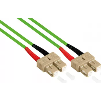 GoodConnections LW-810SC5 glasvezel-patchkabel 10 m OM5 SC/SC groen