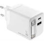 TROIKA POWER PULL 35 autolader 35W USB-C PD & USB-A QC 3.0 wit (CHA35/WH)