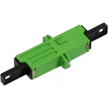SYNERGY21 E-2000 APC Simplex Pigtail, Singlemode, 2m, PVC, keramische ferrule, groene stekker