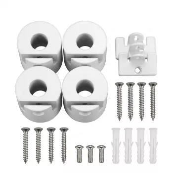 Synergy 21 montageset voor led-lichtpaneel cilinder voor V3 PRO-paneel wit