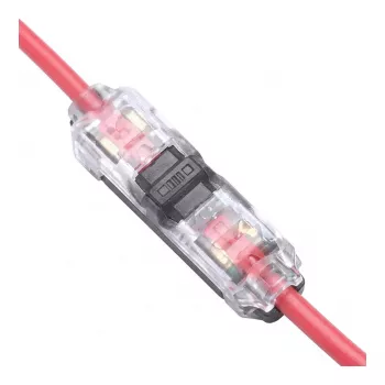 Synergy 21 LED FLEX strip Easy Connect I-vorm connector voor 1 lijn transparant