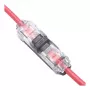 Synergy 21 LED FLEX strip Easy Connect I-vorm connector voor 1 lijn transparant