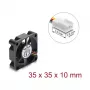 Delock axiale ventilator 5 V DC, 35 x 35 x 10 mm zwart