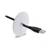 Delock siliconen kabeldoorvoer rond Ø 65 mm voor wand- / tafelmontage wit