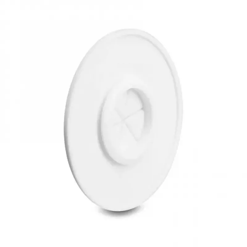Delock siliconen kabeldoorvoer rond Ø 65 mm voor wand- / tafelmontage wit